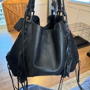 Coach Edie 42 Whipstitch rivets